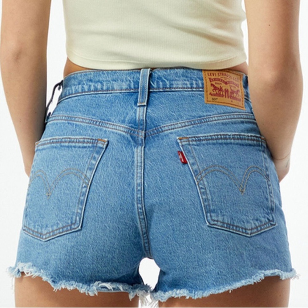 Levi's Women's Blue Denim Shorts